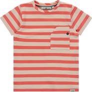 Stains and Stories by Babyface Textured Striped Short Sleeve T-Shirt