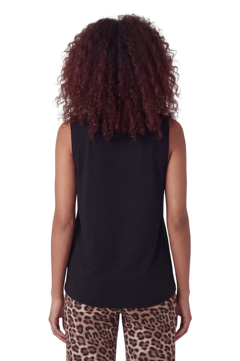 Womens Merino Wool Sleeveless Top, Alternate, color, BLACK