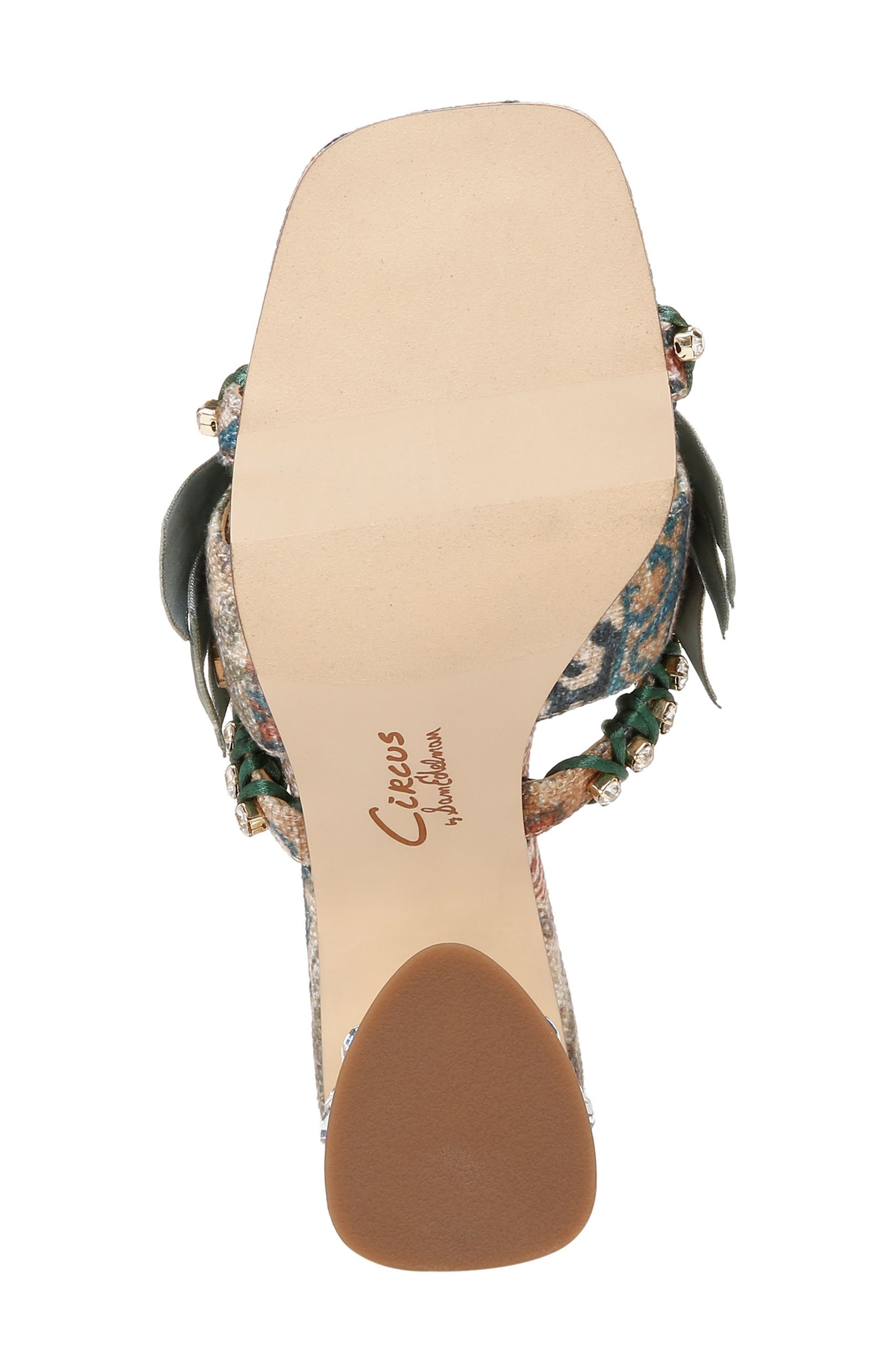 Circus NY by Sam Edelman Vera Block Heel Sandal, Alternate, color, Ocean Sapphire Multi