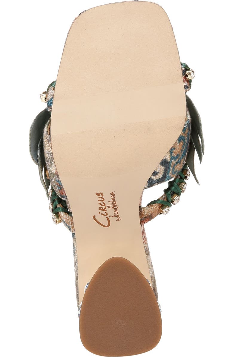Circus NY by Sam Edelman Vera Block Heel Sandal, Alternate, color, Ocean Sapphire Multi