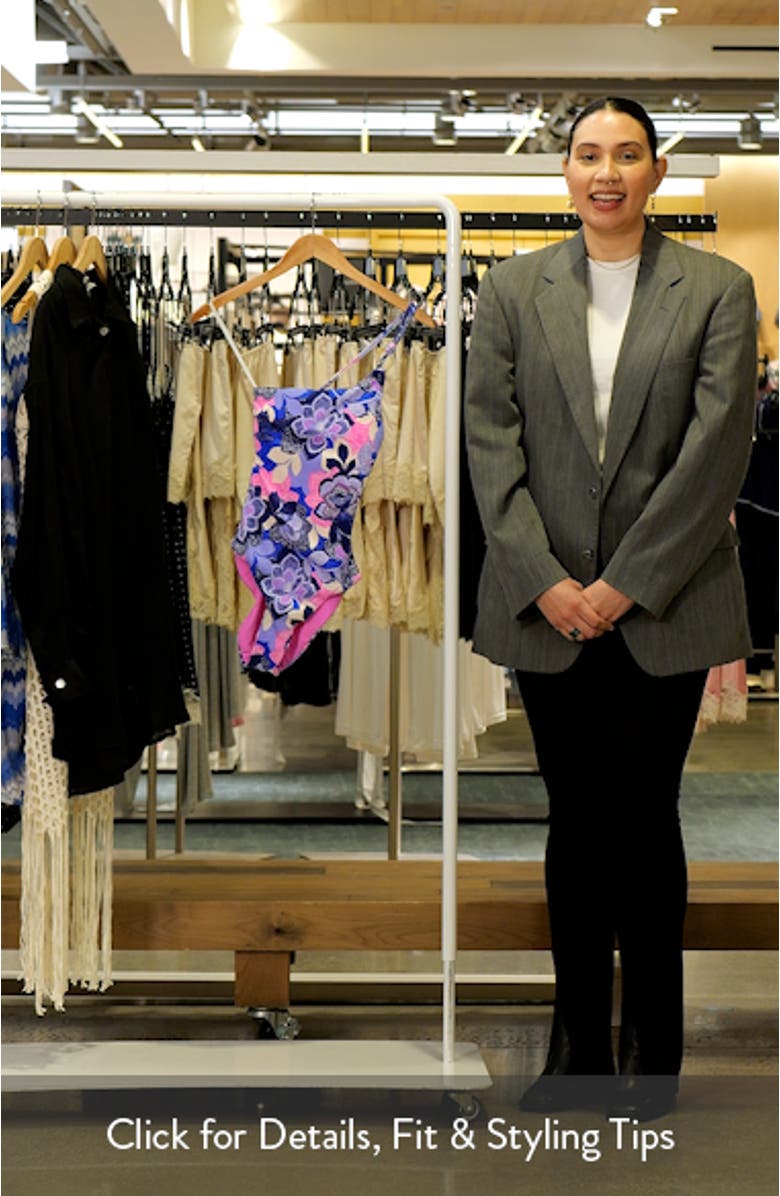 Lanai Strappy Rib One-Piece Swimsuit, sales video thumbnail