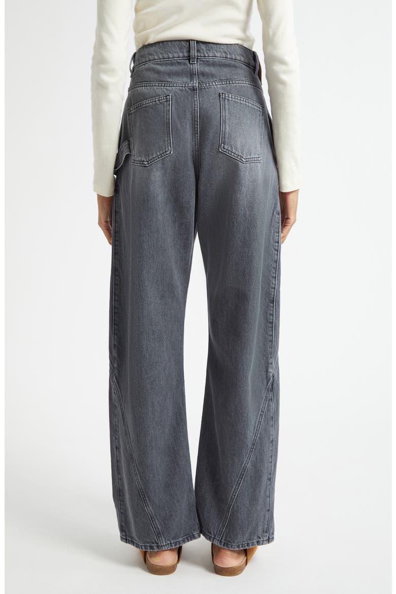 Twisted Workwear Jeans, Alternate, color, GREY