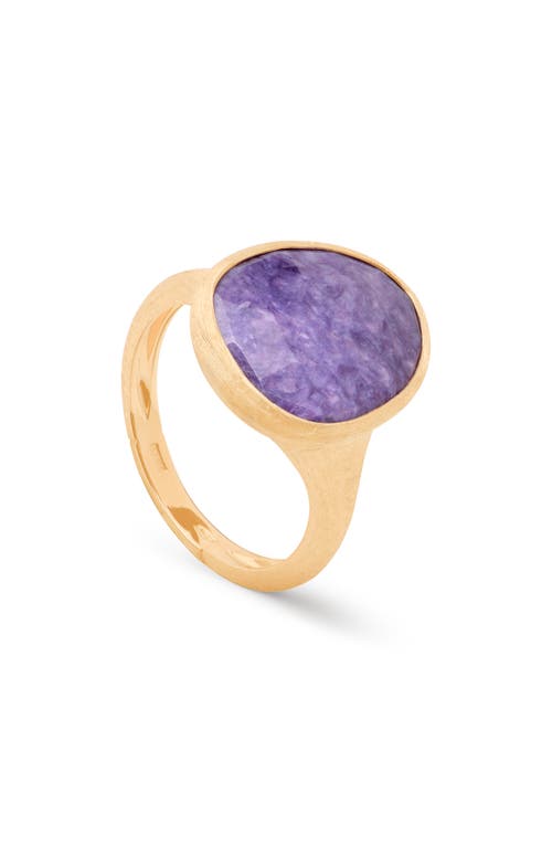Marco Bicego 18K Gold Lunaria Ring in Gold/charoite  product