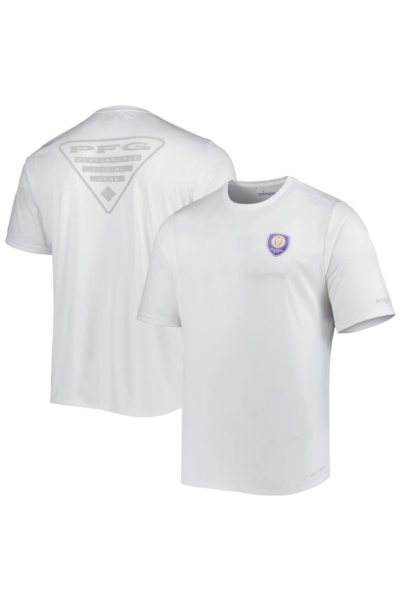 Men's Columbia White Orlando City SC Terminal Tackle Omni-Shade T-Shirt, Alternate, color, White