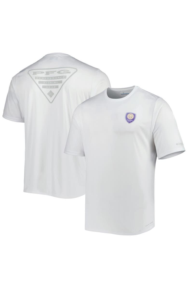 Columbia Men's Columbia White Orlando City SC Terminal Tackle Omni-Shade T-Shirt, Alternate, color, 