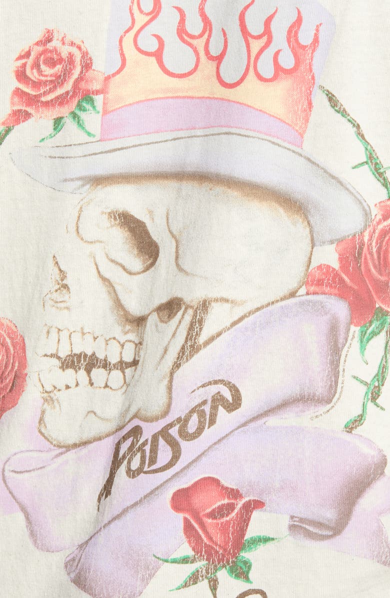 Vinyl Icons Poison Skull Graphic Tee, Alternate, color, 