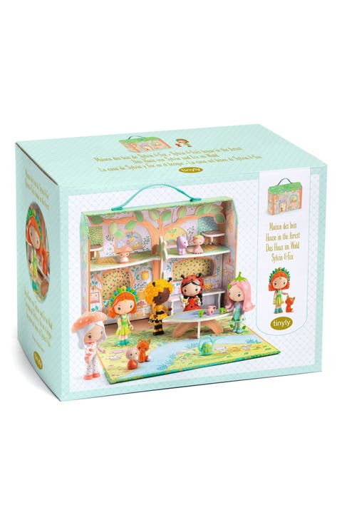 Tinyly Sylvia & Fox House Playset