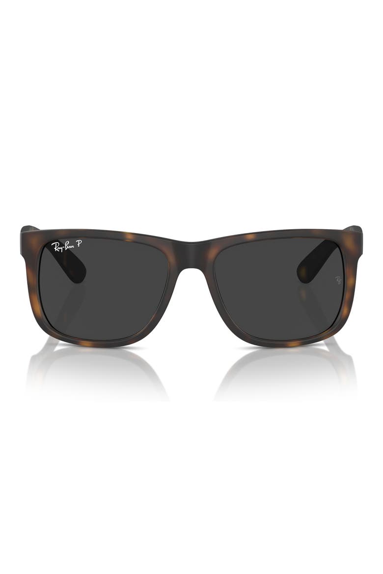 Justin 54mm Polarized Sunglasses, Main, color, GREY