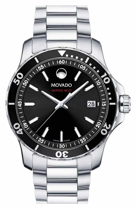 Movado 'Series 800' Bracelet Watch, 40mm
