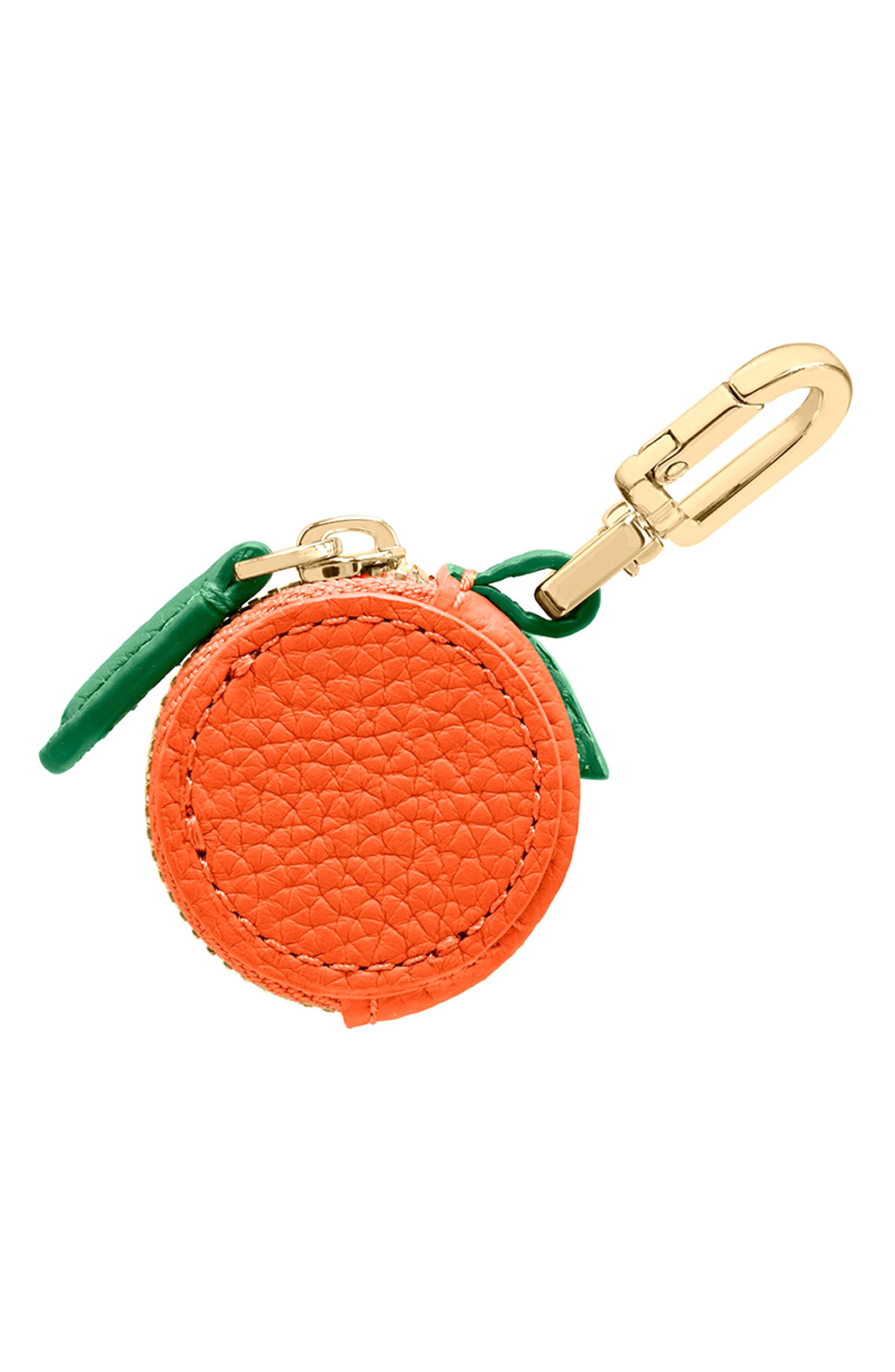 The SABREMOJI Fruit Charm, Alternate, color, Orange