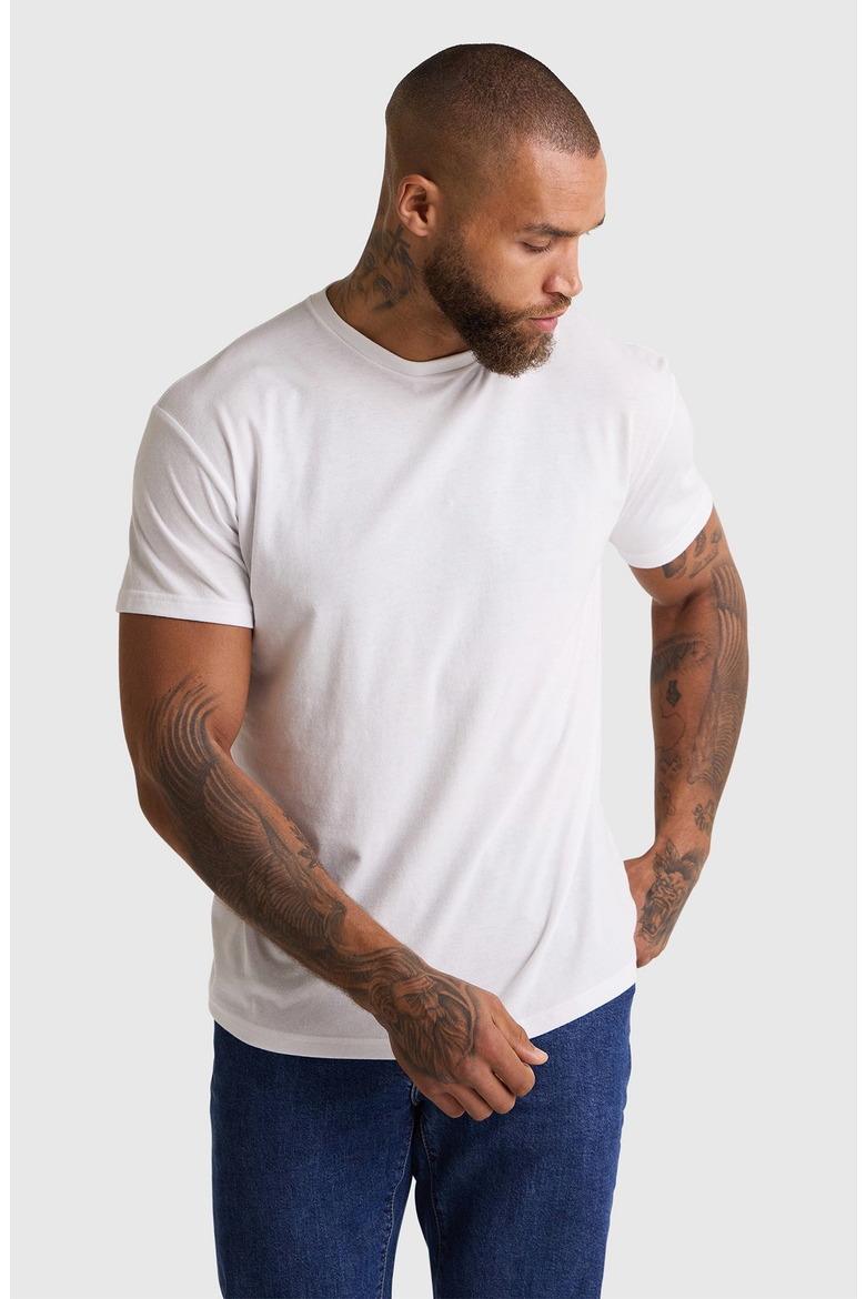 Crew Neck T-Shirt, Alternate, color, White