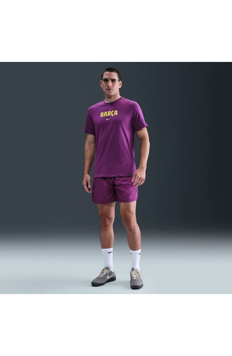 Nike Men's Nike Purple Barcelona 2025/26 Wordmark T-Shirt, Main, color, Purple