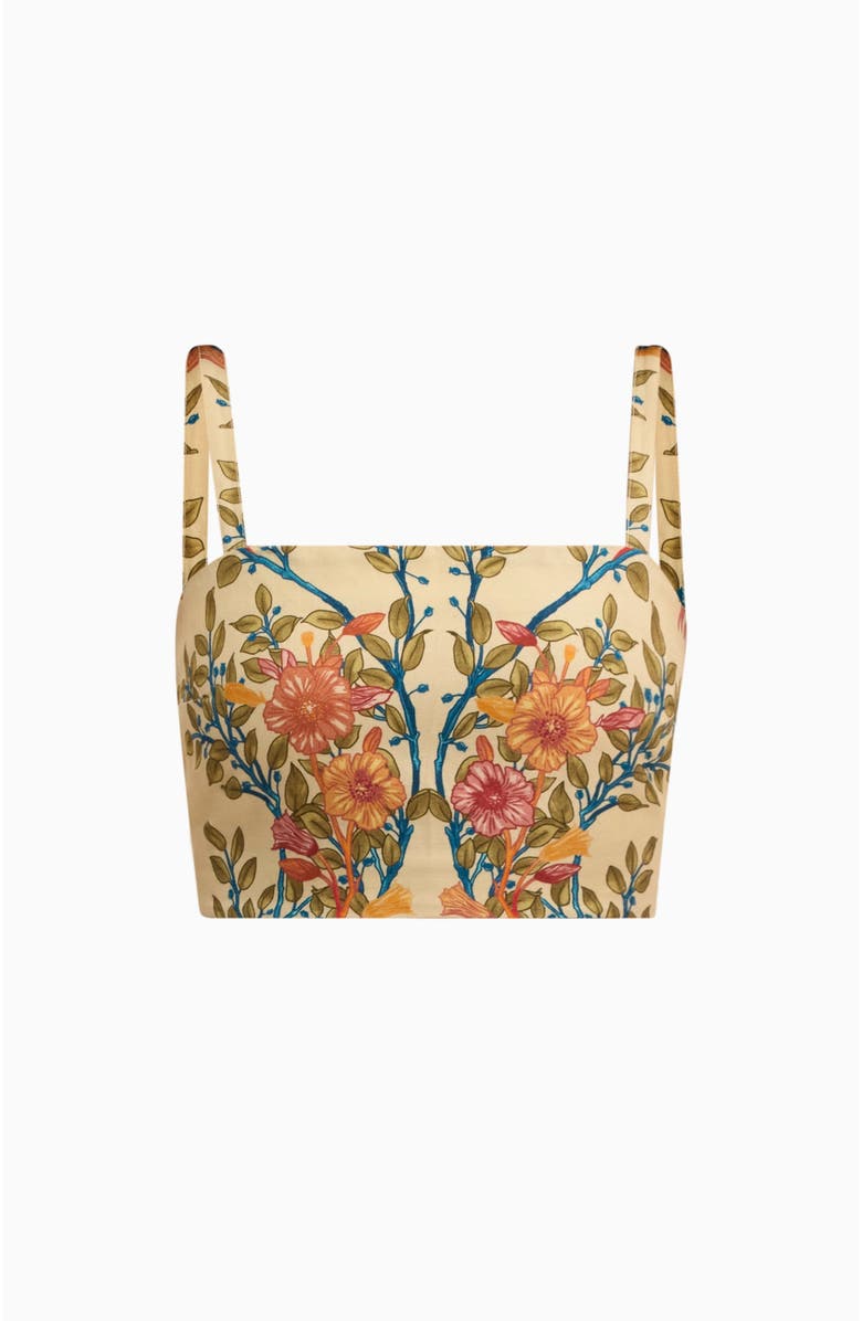 Rebecca Taylor Cleo Printed Top, Alternate, color, Buttercream Multi