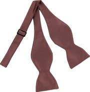 Brooklyn Brigade Men's Solid Satin Bow Tie