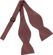 Brooklyn Brigade Men's Solid Satin Bow Tie