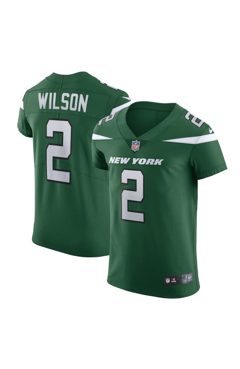 Nike Men's Nike Zach Wilson Gotham Green New York Jets Vapor Elite Jersey, Alternate, color, 