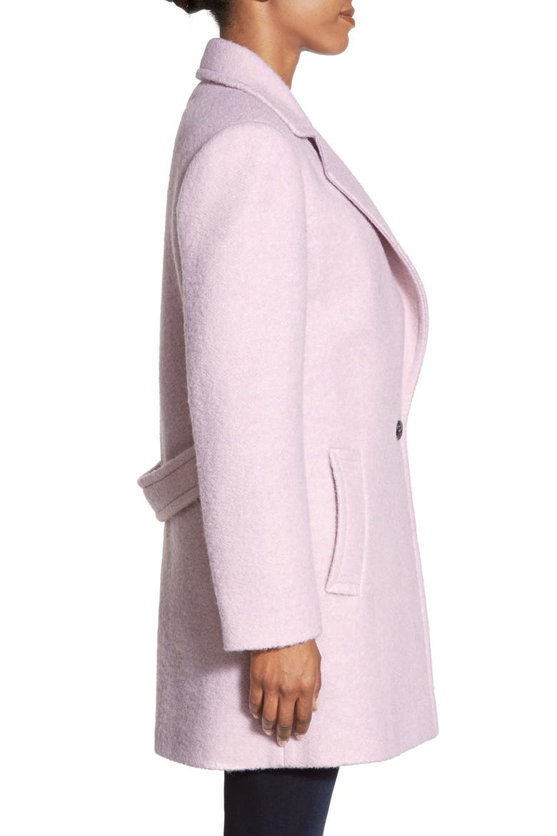 Blouclé Walking Coat, Alternate, color, PALE PINK