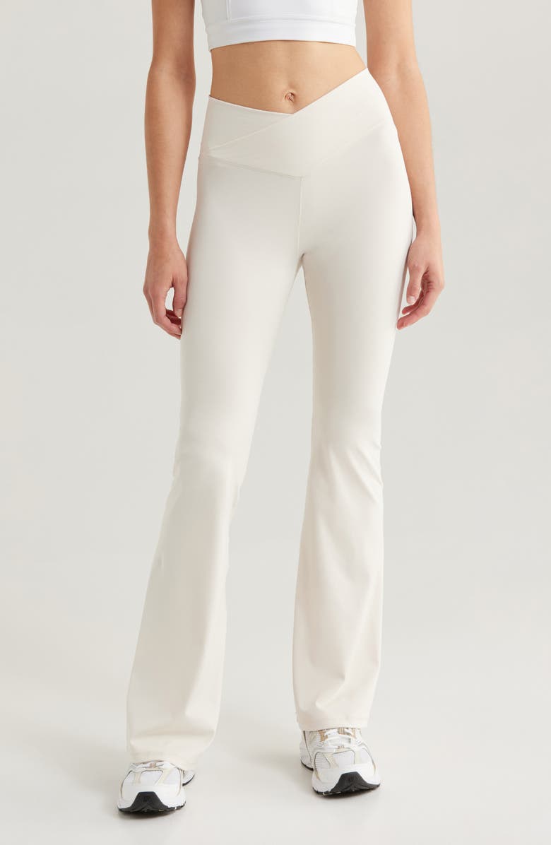 PacSun Crossover Flare Leg Yoga Pants, Main, color, 