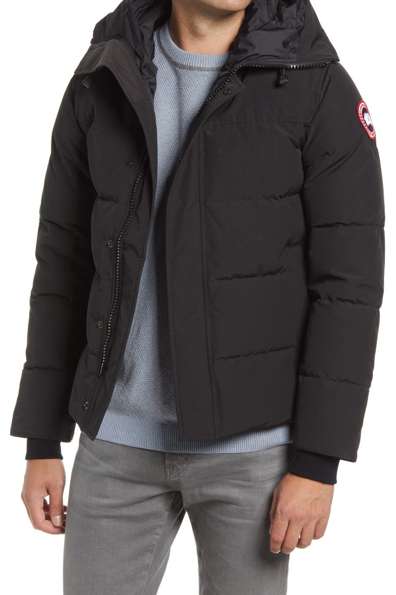 Macmillan Fusion Fit Down Parka, Main, color, BLACK
