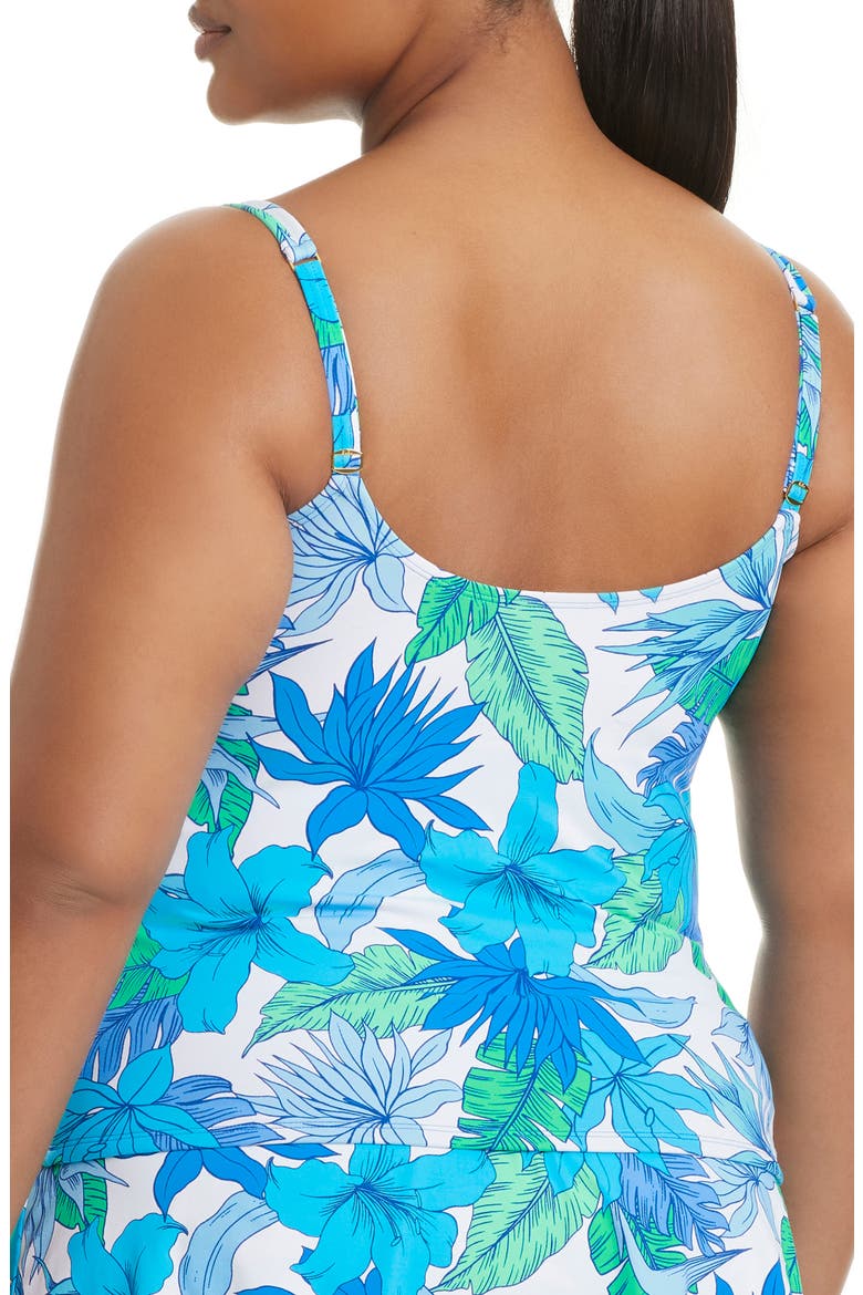 Underwire Tankini Top, Alternate, color, COOL
