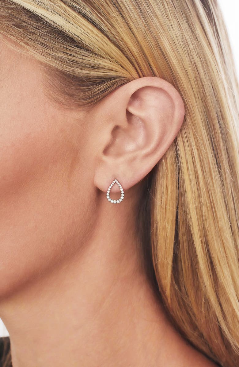 Bony Levy Liora Graduated Diamond Pear Stud Earrings, Alternate, color, 