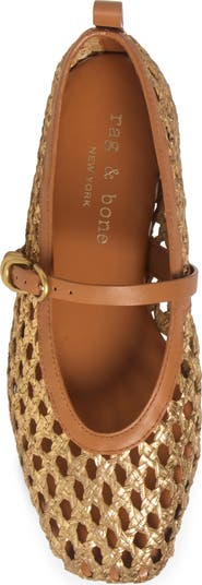 Spire Woven Mary Jane Flat