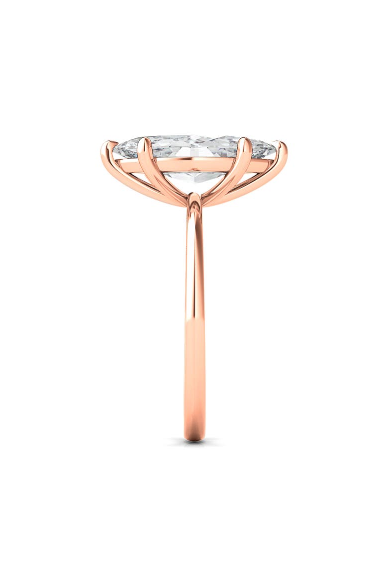 Marquise Cut Lab Created Diamond Ring, Alternate, color, 3.00 CTW 18K ROSE GOLD