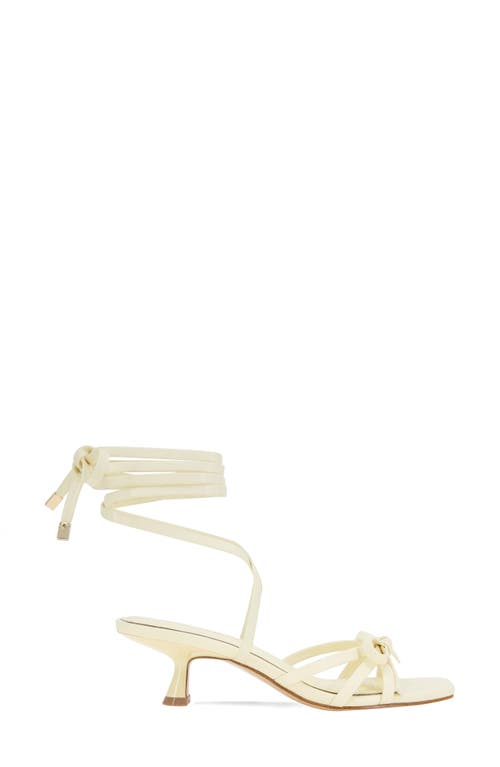 Bcbg Imerez Ankle Wrap Sandal In Butter