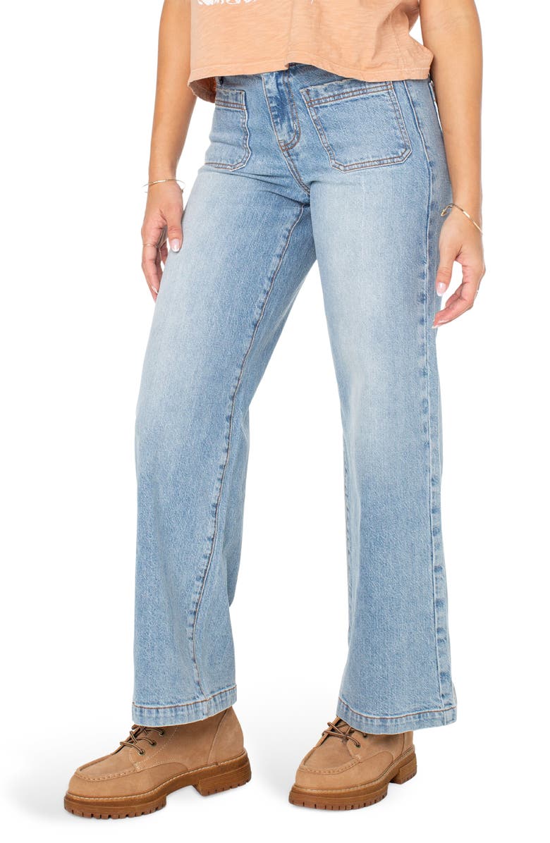 Roxy Baby Baby Wide Leg Jeans, Alternate, color,