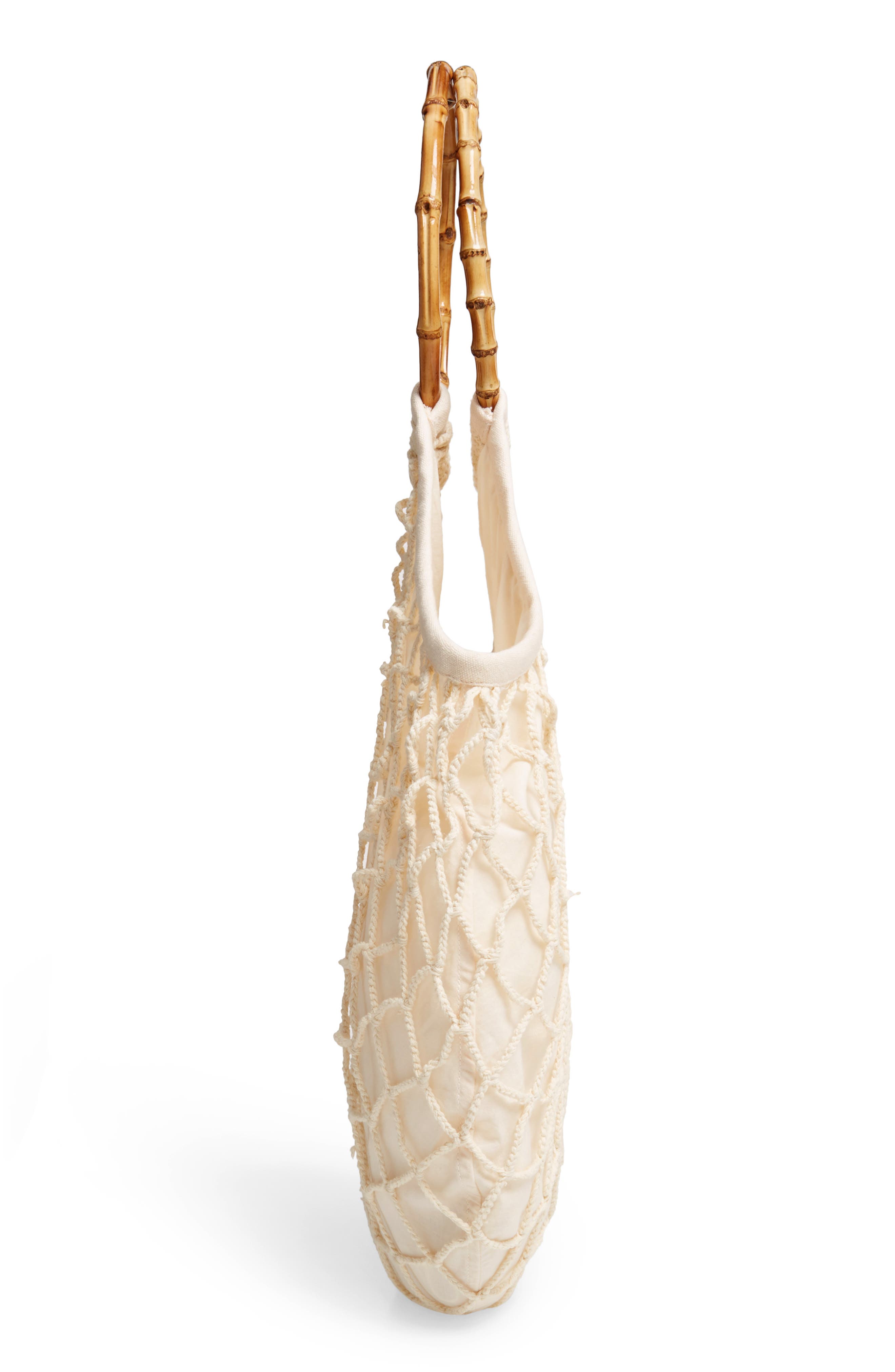 L Space Simon Net Hobo Bag, Alternate, color, NATURAL