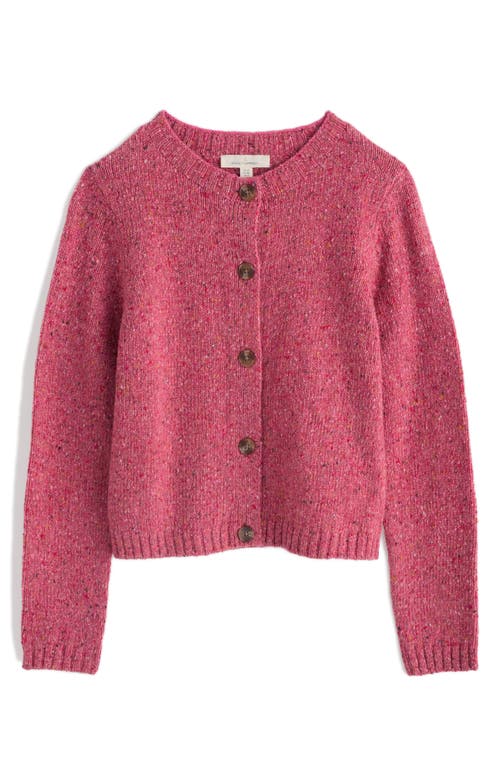 Seasalt Cornwall Dawson Pick Merino Wool Blend Cardigan In Pink