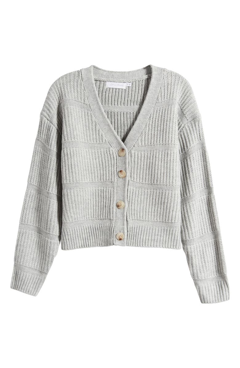All in Favor Mixed Stitch Cardigan, Alternate, color, 