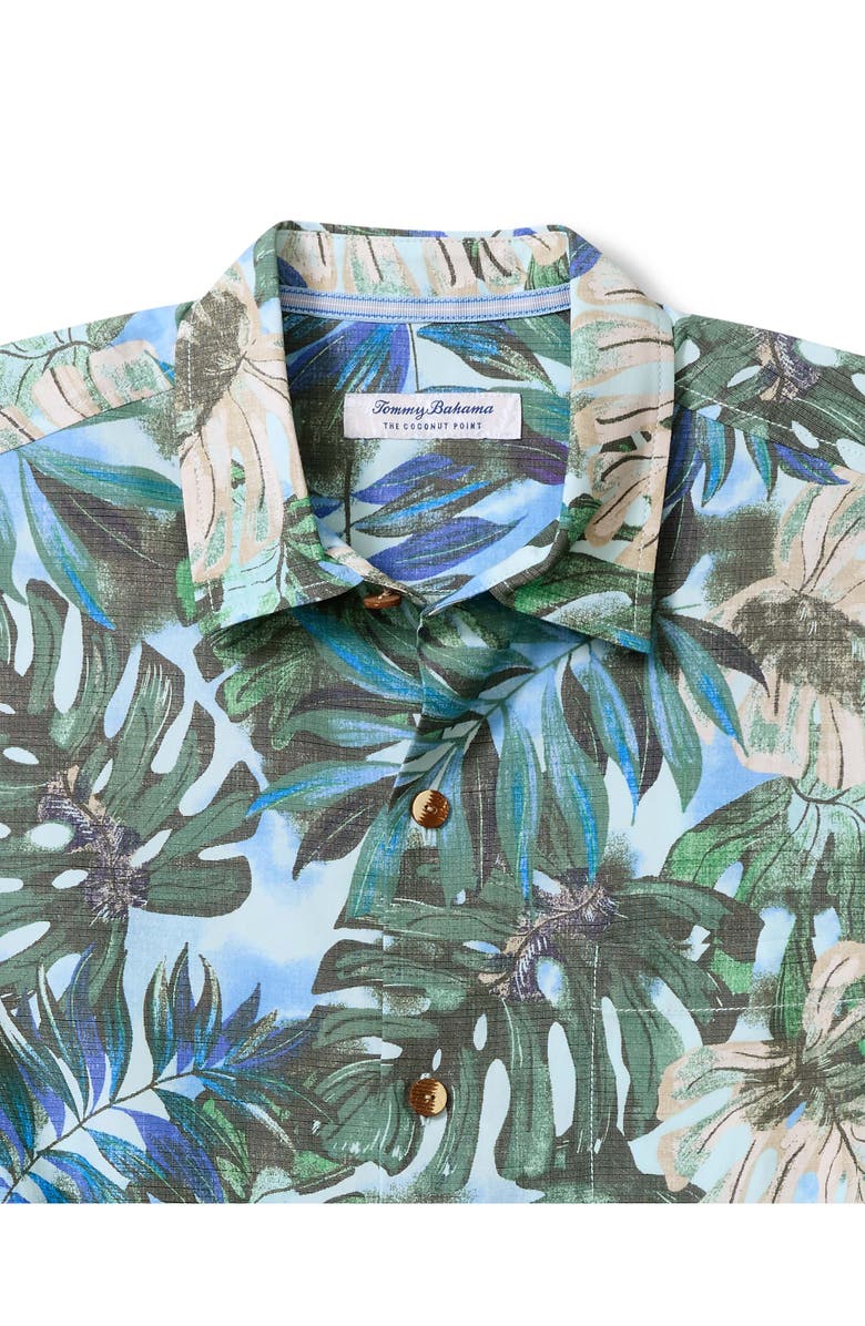 Tommy Bahama Coastal Cool Frond Fiesta IslandZone<sup
®</sup
Short Sleeve Button-Up Shirt, Alternate, color,