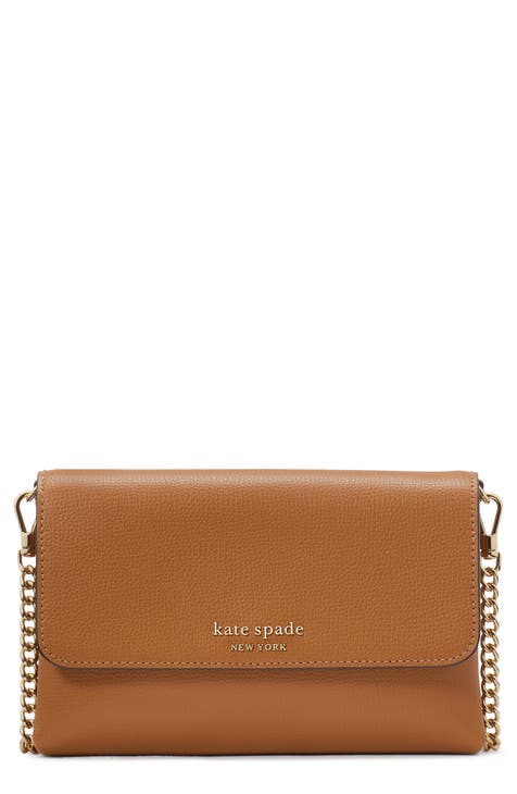 carlyle leather wallet on a chain