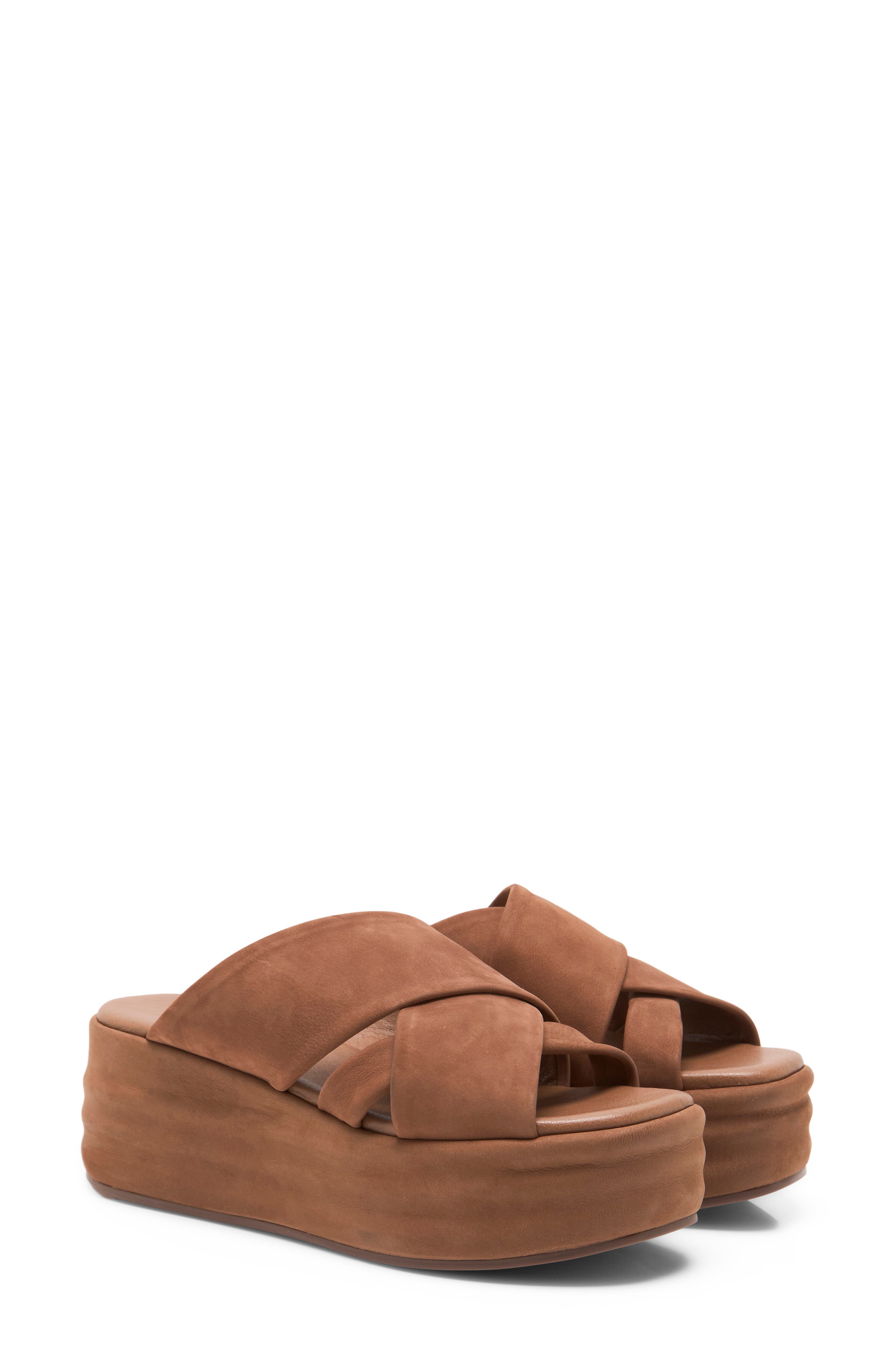 Free People Wanderbay Platform Wedge Slide Sandal, Alternate, color, 