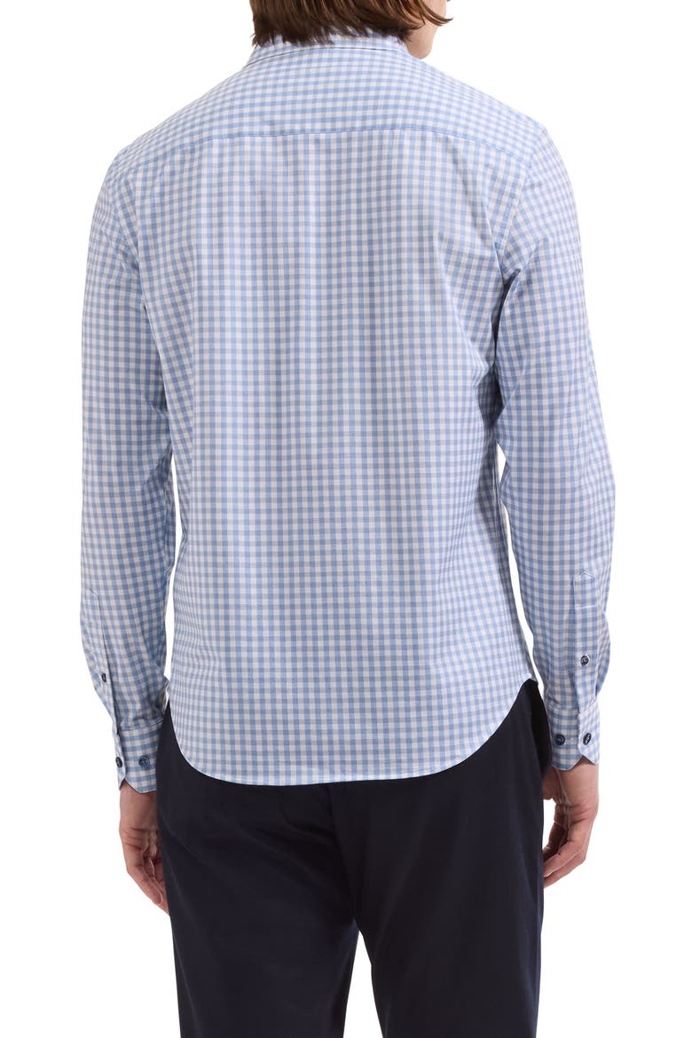 James OoohCotton® Gingham Check Button-Up Shirt, Alternate, color, AIR BLUE