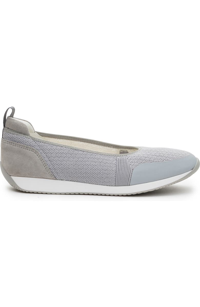 ara Perth Sport Mixed Media Ballet Flat, Alternate, color, Pebble