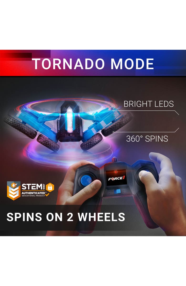 Force1 Tornado LED Remote Control Car, Alternate, color, Blue