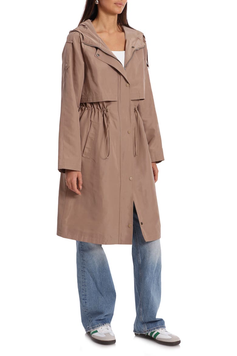 Oversize Water Resistant Trench Coat, Alternate, color, KHAKI