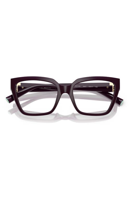 Tiffany & Co . 54mm Square Optical Glasses In Green