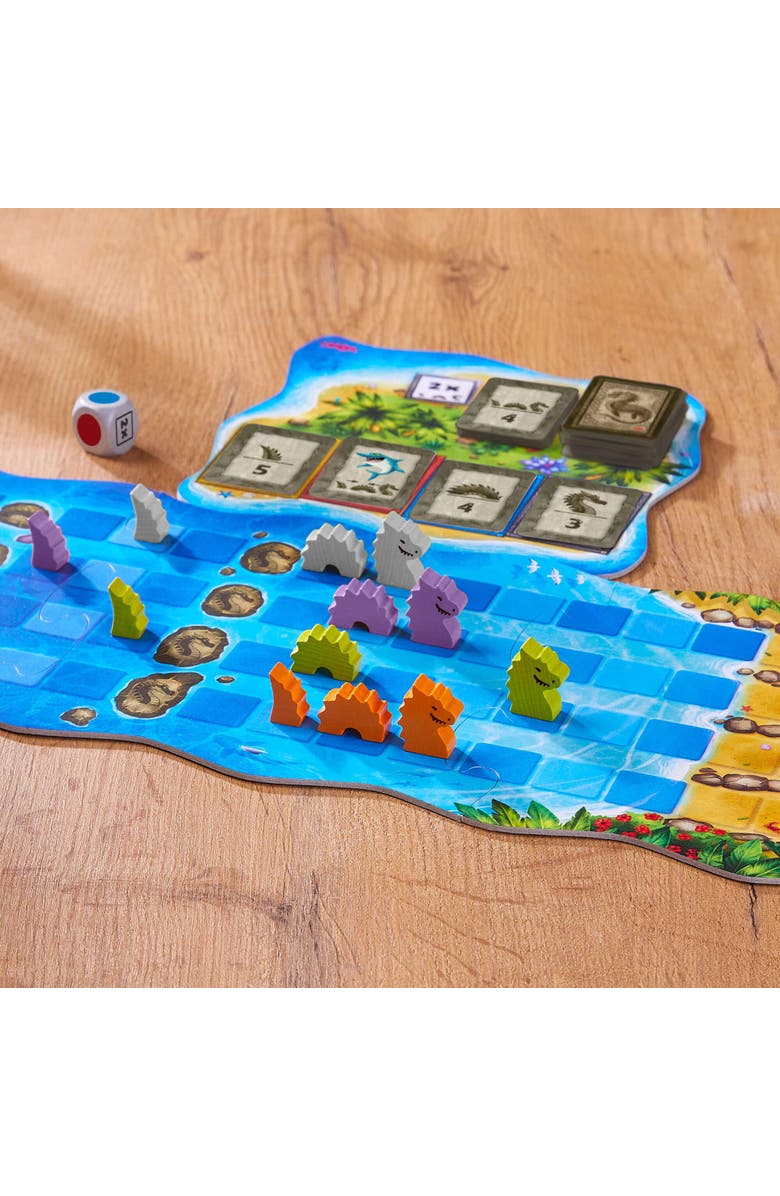 HABA Water Dragons Kids Board Game and Fast-Paced Dice Game with Wooden Components for Ages 5 and up, Made in Germany, Alternate, color, Multi