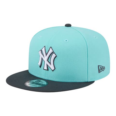 Men's New Era Turquoise/Charcoal New York Yankees Two-Tone Color Pack 9FIFTY Snapback Hat