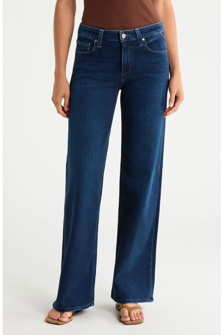 Tatum High Waist Wide Leg Jeans, Main, color, BASILICA