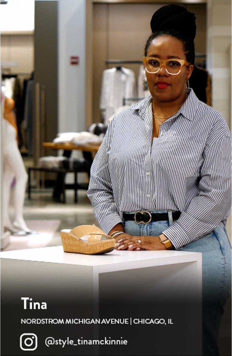 Crisscross Wedge Slide Sandal, sales video thumbnail