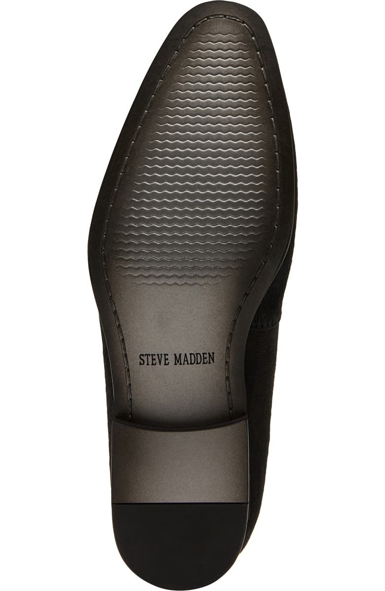 Steve Madden Lanette Genuine Calf Hair Loafer, Alternate, color, Black