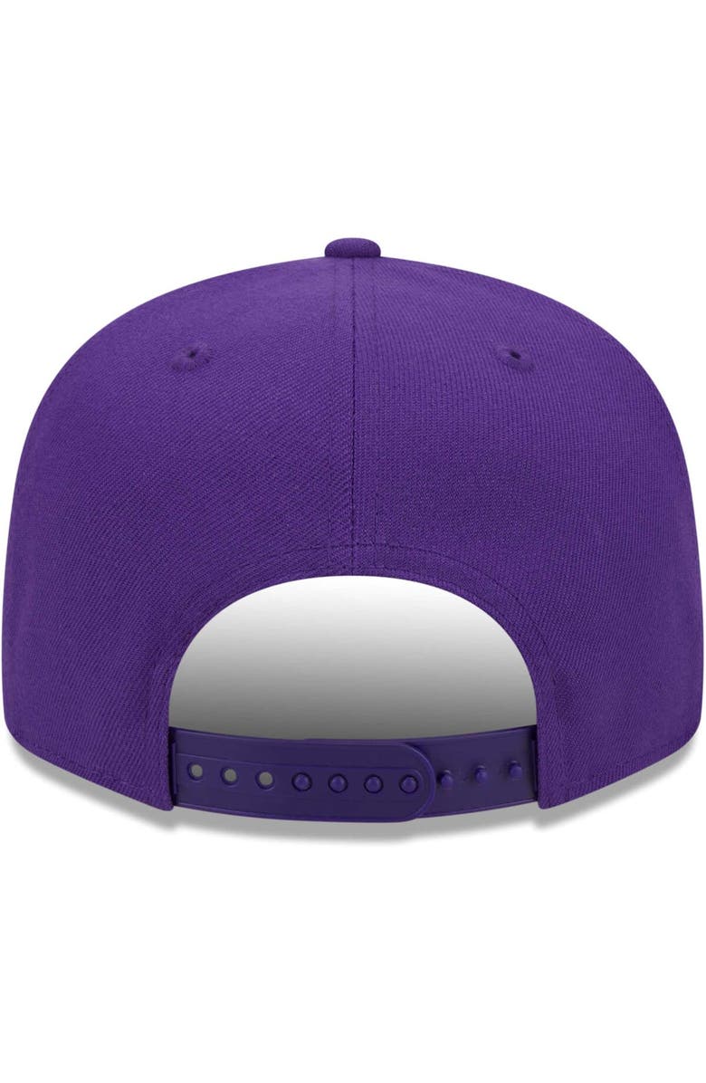 New Era Men's New Era Purple Los Angeles Lakers Gameday 59FIFTY Snapback Hat, Alternate, color, Purple