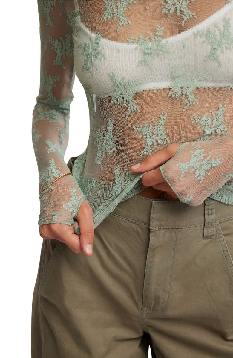 Free People Lady Lux Layering Top, Alternate, color, Mermaids Tail