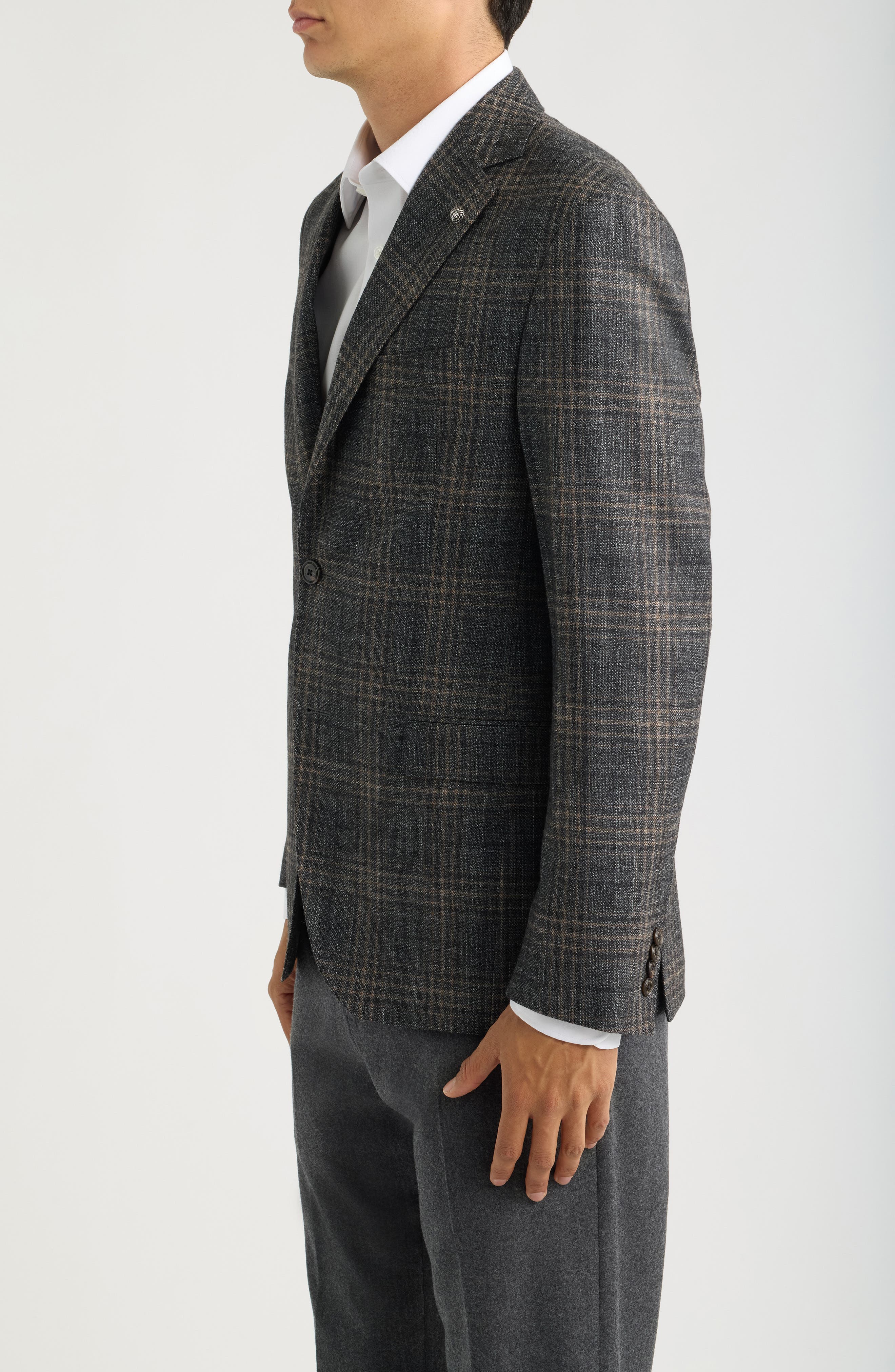 Jack Victor McAllen Plaid Wool, Silk & Cashmere Sport Coat (Men ...