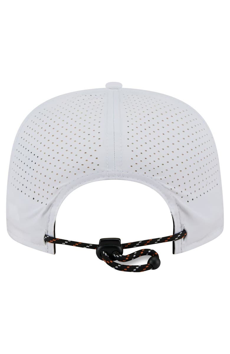 New Era Men's New Era White San Francisco Giants Perforated Golfer Snapback Hat, Alternate, color, White