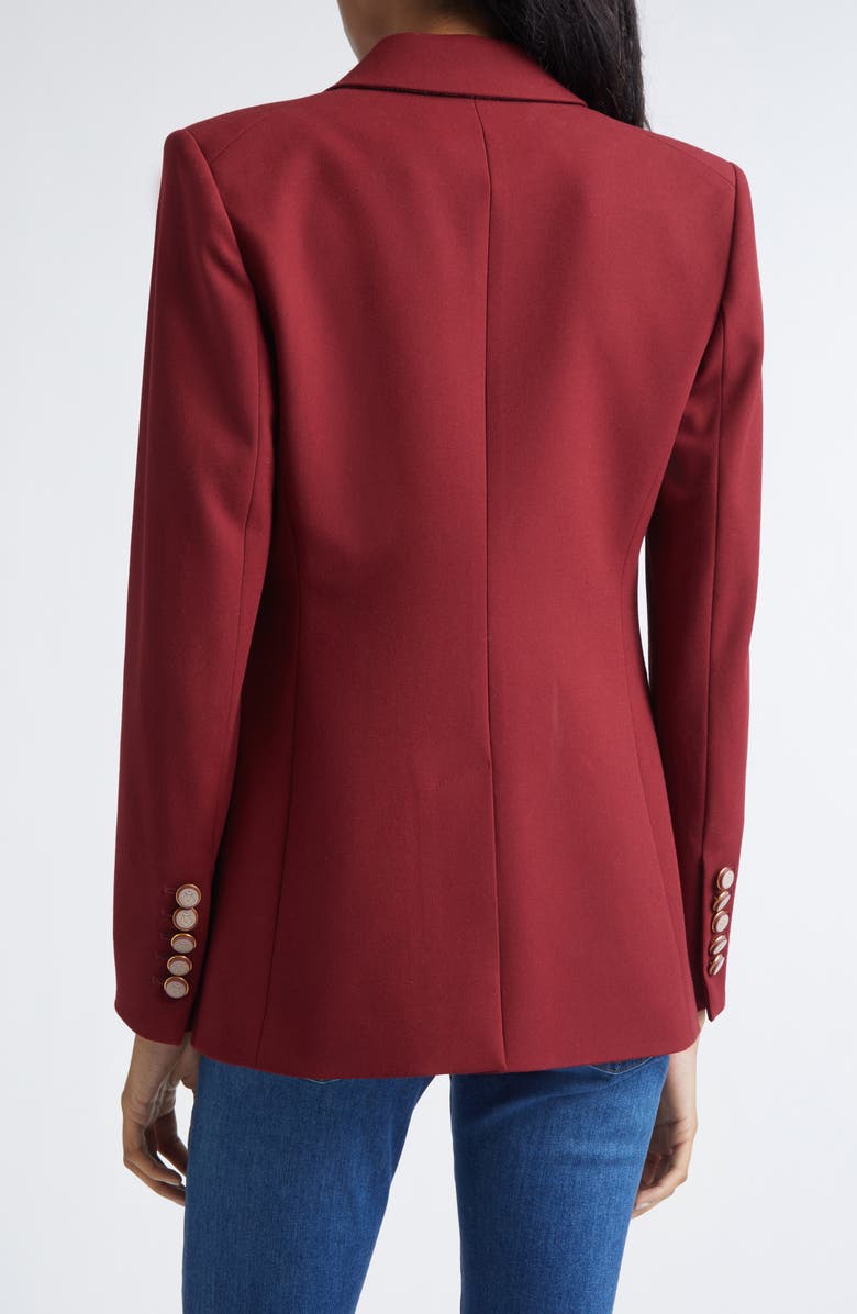 Veronica Beard Naira Dickey Jacket, Alternate, color, Cabernet